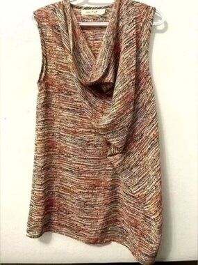 Cameo & Myth Scoop Neck Stripe Gradient Pattern Sleeveless Cami Top